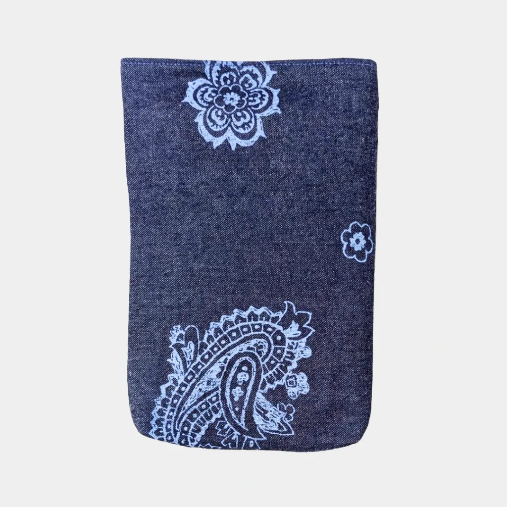 Poch Jeans fleurs saumon-2-Dos.webp