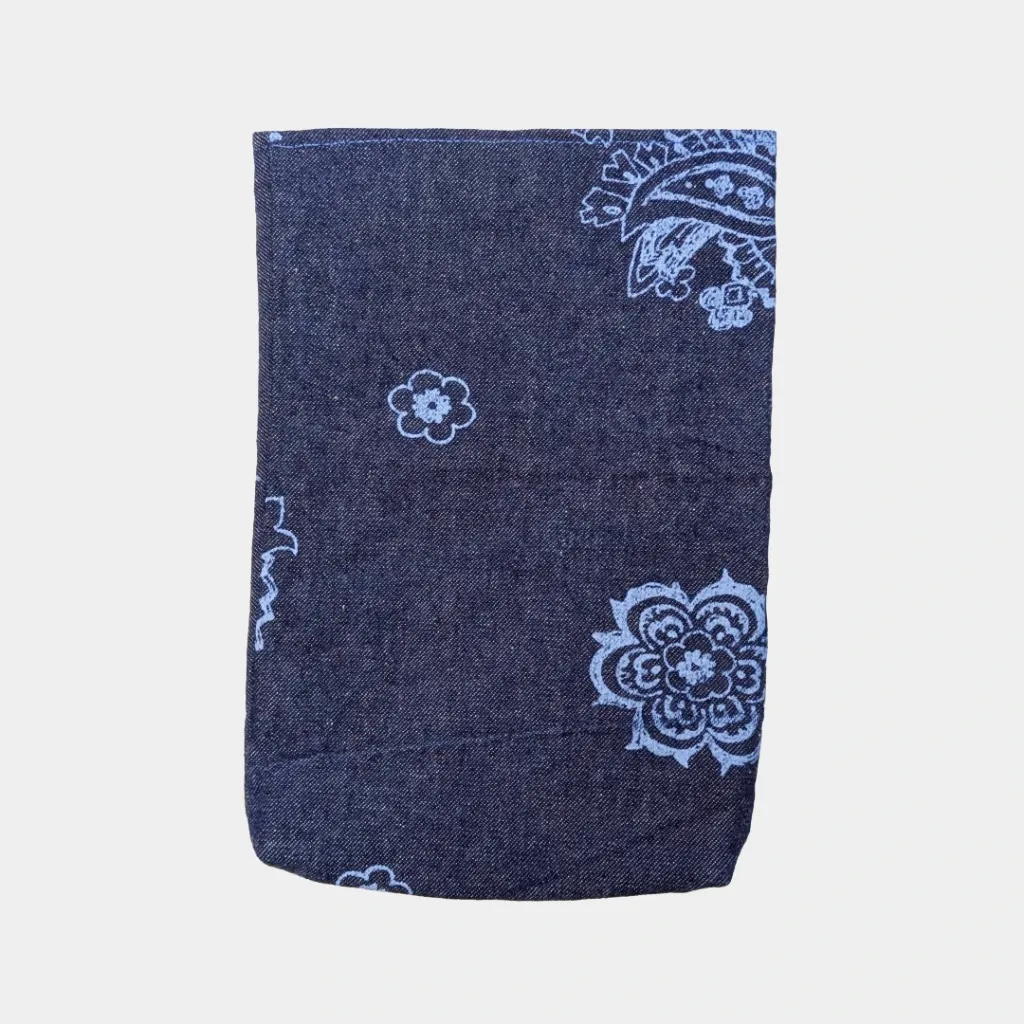 Poch Jeans fleuri coeur bleu-2-Dos.webp