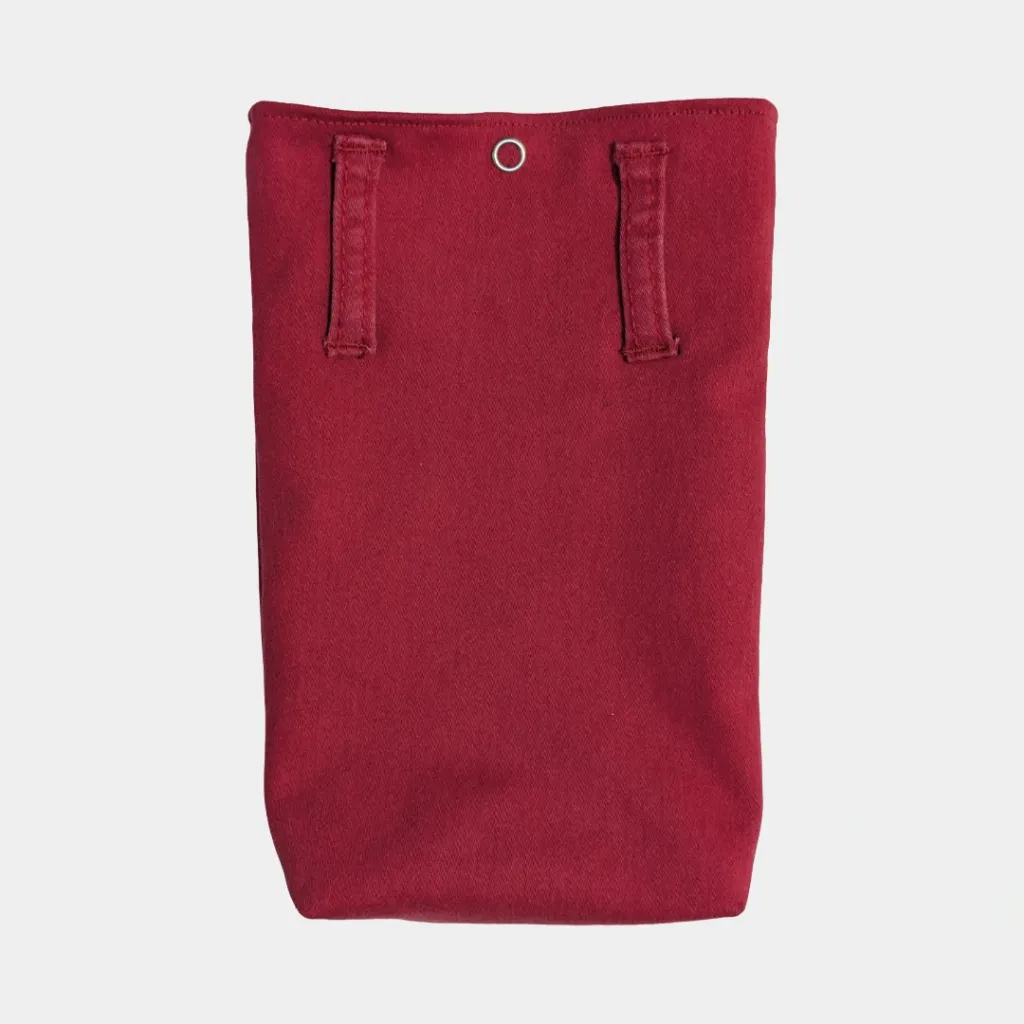Poch Jeans fleuri coeur bleu-2-Dos.webp