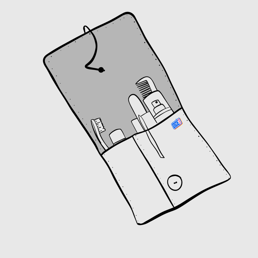 Trousse de toilette compacte