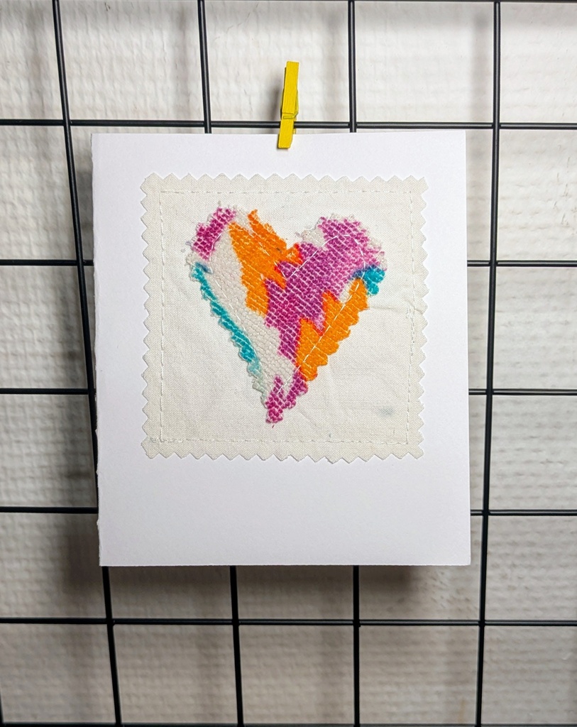 Coeur - chute de tissu