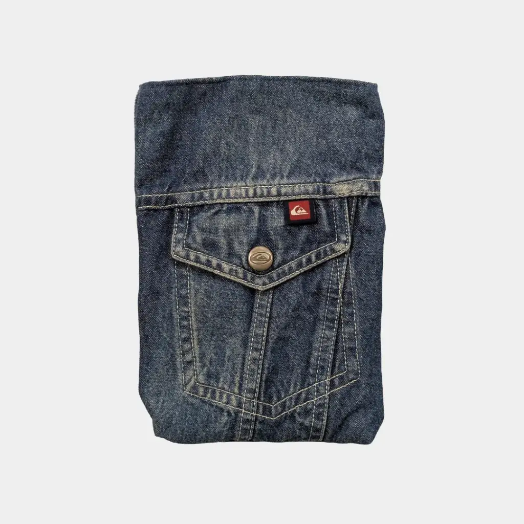 Pochette jeans avec passants