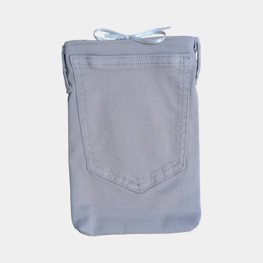 Pochette beige avec passants