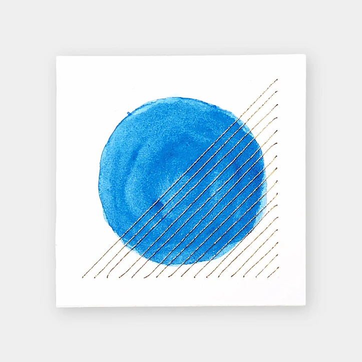 Aquarelle & broderie