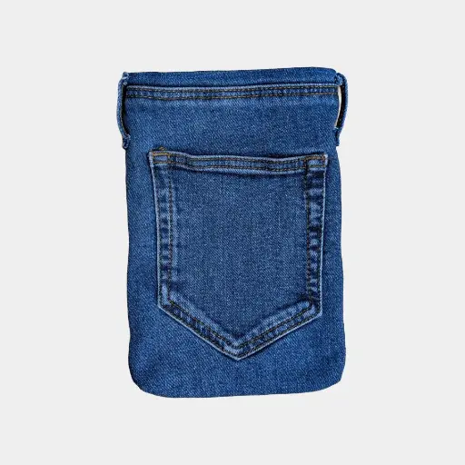 Pochette jeans avec passants